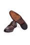 Brown Lace-Up Genuine Leather Men's Shoes - 3