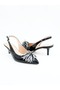 Women's Genuine Leather Shoes Black Patent Leather - 3