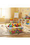 Storage Box 30 L with 6 Wheels | L 63 × W 40.5 × H 21 cm - 6