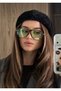 Green Glass Coffee Leopard Frame Drop Model Glasses Colored Glass - 3