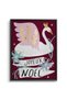 Winged Swan Kids Wall Art | Portrait Framed Canvas Print with Gold Foil Embossed | Luxury Islamic Decor for Kids Room - 2