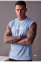 Prestige Printed Men's Zero Sleeve Athlete T-Shirt (Cotton/Combed Cotton) - 2
