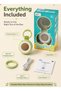 Pocket Soother White Noise Machine for Baby 18+ Months, Portable Avocado Sound Machine with Night Light, 30 Soothing Sounds, 3 Glow Modes, 1000mAh, Type-C, Timer, Hanging Loop - 8