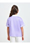 Girls Text Print Short Sleeve Polo T-Shirt - 4