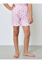 Girls Cherry Print Button Front Top and Shorts Set - 4