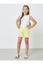 Girls Floral Detail Sleeveless Top and Shorts Set