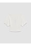 Xside White Boat Neck Women's T-Shirt - 7