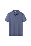 Arw98255 Seri̇ntutan--High Quality Men's Mercerized Polo Collar Tshirt with Snap Buttons