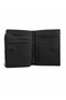 Genuine Leather Black Multi-Compartment Men's Wallet - 6