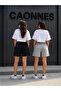 2-Piece Shorts for Women (Black-Grey) Summer Shorts Anti-Sweat - 2