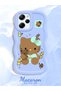 Poco X5 Pro 5g Compatible Case Camera Protector Blue Silicone Couple Phone Case Kitty Pattern - 2