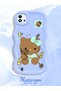 Realme C20 Compatible Case Camera Protector Blue Silicone Couple Phone Case Kitty Pattern - 2