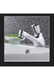 Washbasin Faucet Chrome Plated Push Button Self-Closing Water Saving Delay Action Tap,Chrome Brass Bathroom Faucets for Public Sinks - 2