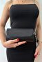 Women's Evening Dress Bag, Glittery Portfolio Clutch with Chain Strap, Invitation Engagement Wedding Bag