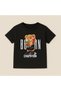 Teddy Bear Printed Crew Neck Cotton Short Sleeve Kids & Youth T-Shirt