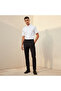 Men Slim Fit Collared Short Sleeve Shirt - 4