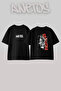 Eminem_19 Design Printed Unisex Oversize Black Tshirt