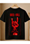 Rock&Roll Printed 100% Cotton Crew Neck Unisex Regular T-Shirt - 2