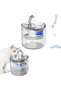 Cat Water Fountain 1.8L, Cat Fountain with 1 Filter, 3 Water Speed Settings and Faucet, Automa