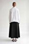 White Asymmetrical Cut Shirt - 4