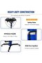 1322 lb Drive Jack Lift - 33.8" to 72.8" Lift Range, 3/5 Ton 2-Stage Hydraulic Telescopic, 4 Swivel Casters, Convenient Push/Pull Ring - 4