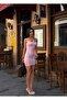 Women's Baguette Stone Strap Mini Dress - 3