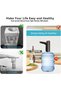 Water Dispenser Pump for 5 Gallon Bottle, USB Rechargeable Electric Water Bottle Pump Dispenser Portable Drinking Water Pump for Home Camping Office Universal 1-5 Gallon Bottle - Black - 4