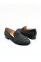 Women's Genuine Leather Ballerinas Black - 3