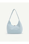 Blue Shk331 Soft Textured, Zippered, Women's Hand, Arm and Shoulder Bag - 5