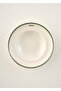 Bonheur Porcelain Pasta Plate Green (28 cm)