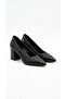 Yelena Women's Thick Heeled Shoes Knitted Patterned Pointed Toe Stiletto Block Heel Classic Office Daily - 2