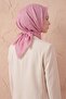 Soft Scarf Lina Flora Pink 90X90 - 2