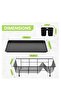 Dish Rack Dish Drying Stand Dish Drainer Plate Rack Dish rake Kitchen Organizer Dish Drying Rack - 2