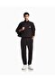 Men's Woven Fabric Regular Waist Straight Model Brown Sweatpants - 2