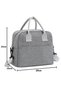 -Insulated Lunch Bag with 304 Stainless Steel Bento Lunch Box – 4-Compartment Leak-Resistant Food Container with Stainless Steel Cutlery Set - 7