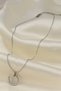 Steel Silver Color Zircon Stone Nail Model Women's Necklace - 2
