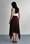 Slit High Waist Skirt Brown - 4