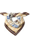 Sea Motif Scarf Bandana 70X70 cm - 3