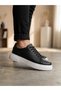 Mhly010 Men's Sneaker Daily Casual Sports Shoes Black White Sole - 3