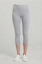 Women's Set of 6 Elastane Lycra Combed Cotton Below Knee Capri Leggings - 2