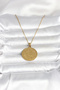 316L Steel Gold Color Ayetel Kürsi Written Necklace - 2