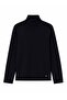 Girl's Turtleneck Long Sleeve Basic Knitwear Top 8-18 Years Black