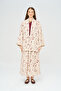 Women's Floral and Leaf Embroidered Sequin Kimono - 3