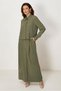 Viscose Linen Skirt Suit 46478