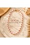 Natural Sea Shell Red Bead Detailed Women's Necklace