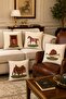 Horse, If, Barn Patterned 4-Piece Throw Pillow Cover Set - 2