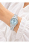 Women's Wristwatch Silver Color White Dial Casual and Stylish Combination Gift Boxed - 3