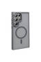 Galaxy S23 Ultra Case Magsafe Supported Camera Raised Silicone Matte Anti-Fingerprint Senk - 6