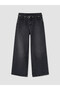 Esvab • Modern & Distinctive Women's Wide-Leg Jeans with Belted Waist - 6