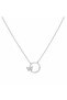 316L Stainless Steel Luna Butterfly Ring Necklace – Elegant Women's Necklace with Stone - 2